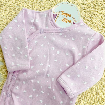   Body Kimono M/l Florzinhas de Algodão - Lilás